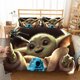 thumbnail image 1 of Baby Yoda Bedding Set Duvet Covers Comforter Cover Quilt Cover & Pillowcases3-Piece Bedding Set, 1 of 5
