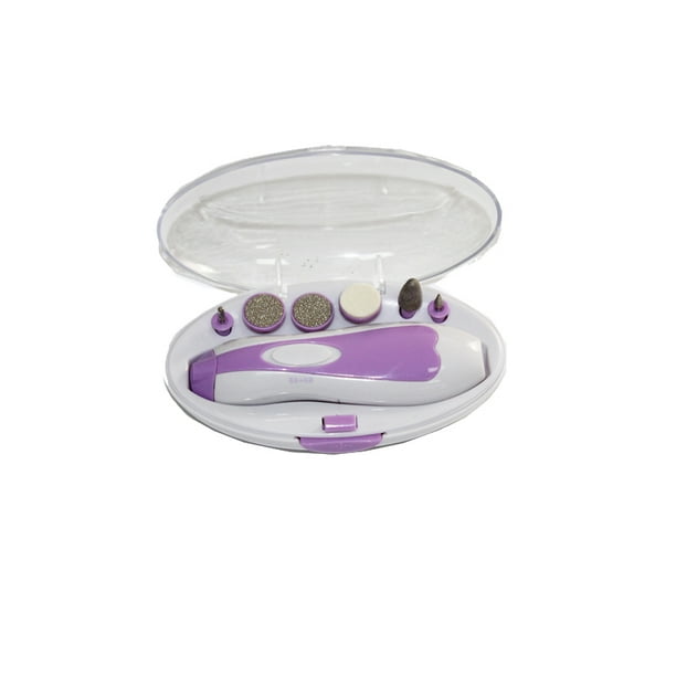 6 in 1 Professional Women Girl Kid Child Baby Electric Nail Care Manicure Pedicure Beauty Health Gift Set Kit Tool Product