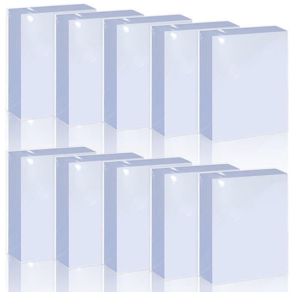 Fundas para tarjetas MEQHUO 66x91 mm 1000 unidades Plástico transparente