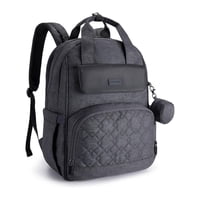 Mommore Mochila Pañalera De Viaje Grande 20L - Gris Oscuro