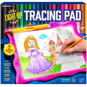 Bloc De Dibujo Iluminado Dan&Darci Para Niños Con Material De Arte A Partir De 5 Años