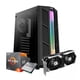 thumbnail image 1 of Pc Gamer Amd Ryzen 5 3600 Rx 6600 Xt 8gb Ram 16 Gb Ssd 500 Gb M 2 Wifi Windows 11 Pro, 1 of 3