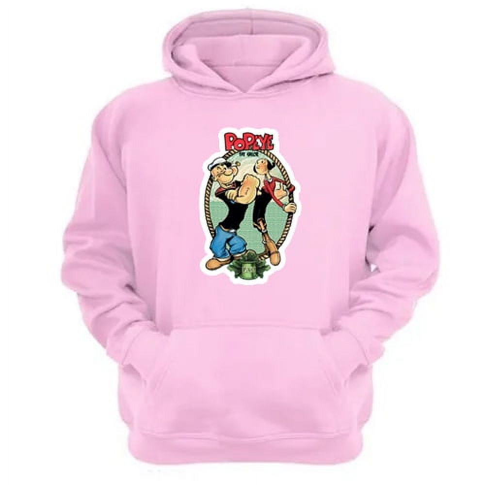 Genérico - Polerón Canguro Popeye Rosa Talla Xl Unisex