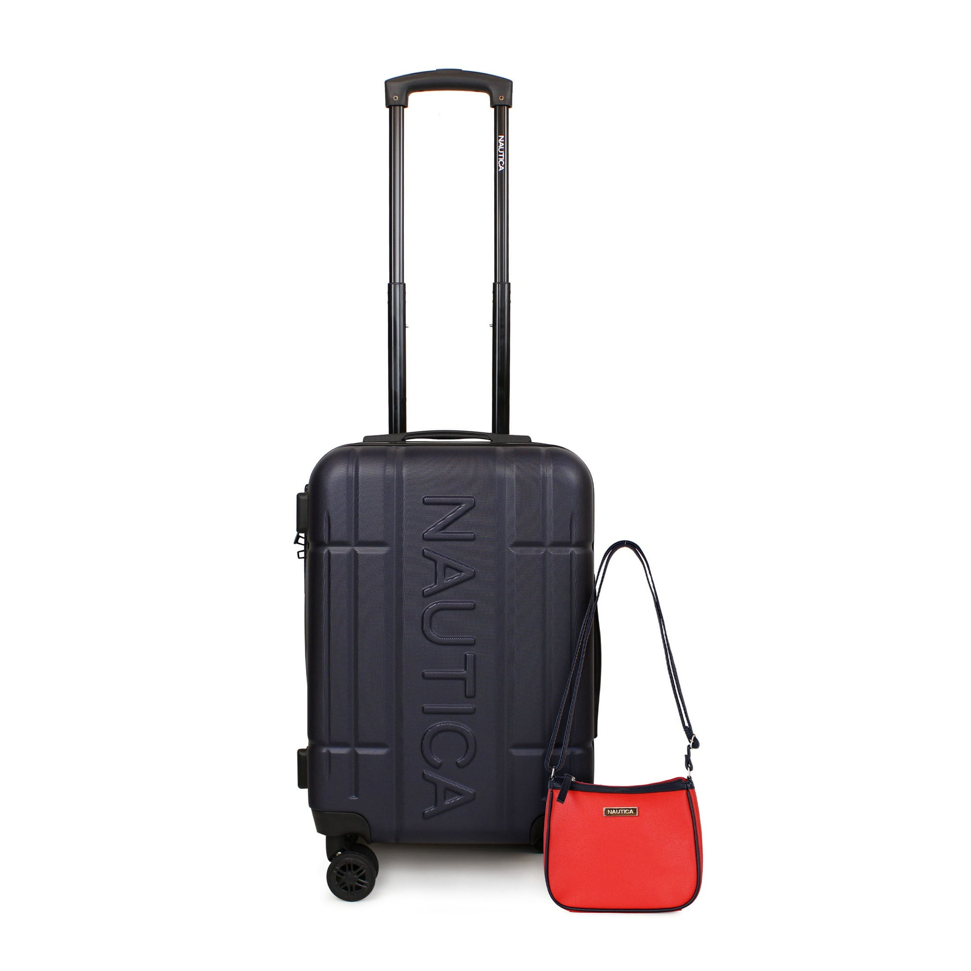 Nautica - Pack Maleta Cabina S (10 Kg) Amsterdam Azul + Bandolera Diana Rojo