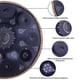 thumbnail image 2 of Handpan Kelisiting Classic, 10 notas en re menor, 432 Hz, 56 cm, acero, 2 of 7