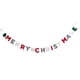 thumbnail image 3 of Feliz Navidad Tela Banner Banderines Boda Dibujos Animados Cortina Decoración DIY Letras, 3 of 3