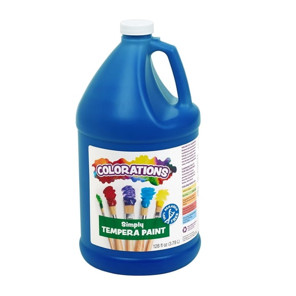 Pintura Témpera Colorations 1 Gal 3,79 L Sin Parabenos Azul