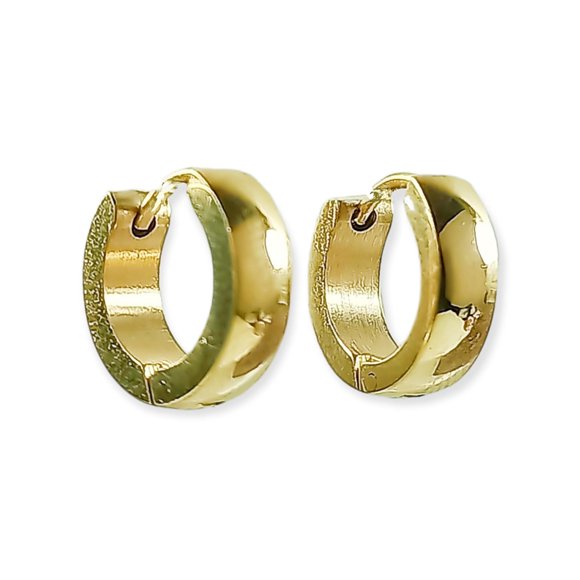 Pendientes Aros Punk Tres colores disponibles sin genero huggies dorado