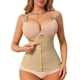 thumbnail image 1 of INSPIRE CHIC Corsé de Cincher de Cintura para Mujeres con Gancho Frontal Bajo el Busto, Faja Moldeadora de Control de Abdomen sin Mangas S Beige, 1 of 5