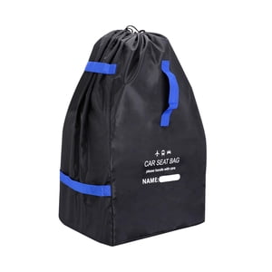 Magideal - Bolsa De Viaje Para Asiento, Bolsa Para Puerta De Asiento De Coche, Avión, Con Correas Para Los Hombros, Bolsa De Asiento De Gran Capacidad Para Avión Azul