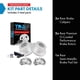 thumbnail image 2 of Kit de frenos traseros TRQ semi-metálico ventilado para Dodge Ram 3500, 2 of 9