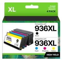 Cartuchos De Tinta Acaves 936E High Yield 936Xl Para Impresoras Hp