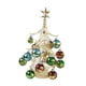 thumbnail image 5 of Figuras En Miniatura De Adorno De árbol De Navidad De Vidrio Para Escritorio De Fiesta Interior, 5 of 5