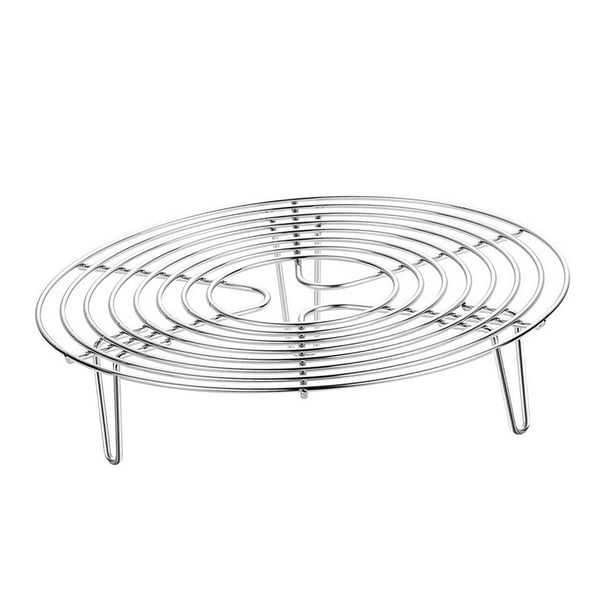 Rejilla De Cocción Redonda Rejilla De Vapor De Acero Inoxidable Redonda Para Restaurante Cocina 9.45 Pulgadas