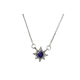 thumbnail image 1 of Collar de Plata Sol Envejecido con Cuarzo Morado, 1 of 2