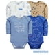 thumbnail image 1 of Pack 4 Bodys Tedmimak Niño Manga Larga Bosque 100% Algodón 36M, 1 of 3