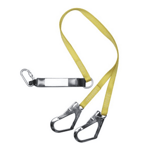 Genérico - Cinturon Seguridad Cabo De Vida 17Mm-2Mt 2 Ganchos