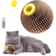 thumbnail image 1 of Juguete de pelota de hierba gatera para gatos, pelota rascadora recargable de hierba gatera, fiel compañero de juegos para gatitos, reduce la obesidad y la soledad, marrón, 1 of 1