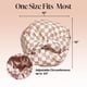 thumbnail image 5 of Gorro de ducha Kitsch Luxury Terracotta Checker impermeable, 5 of 9