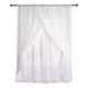 thumbnail image 1 of Velo Romantico Visillo 3 Paños 200x220cm Cortina Color Blanco, 1 of 6