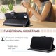 thumbnail image 4 of Funda Acolchada con Anilla y Correa para Samsung Galaxy S25 Edge Slots para Tarjetas Negro, 4 of 5