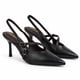 thumbnail image 2 of Zapato Mujer Stiletto Tacón Aguja Puntiagudo Ecocuero, 2 of 8