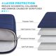 thumbnail image 5 of Funda para portátil Lacdo de 13 pulgadas para MacBook Air/Pro Blue, 5 of 7