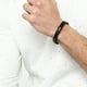 thumbnail image 4 of Pulsera hombre cuero y dijes bronce negro, 4 of 6