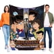 thumbnail image 1 of Detective Conan anti-pilling, suave, ligera, esponjosa y acogedora de lujo para hogar y cocina – Perfecta para niños y adultos,150X130cm, 1 of 6
