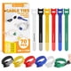 thumbnail image 1 of Bridas para cables Summerbrite 15 cm 70 piezas multicolores, 1 of 9