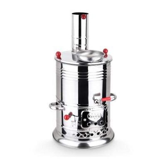 Samovar Tetera Somerset Home 3.5L Hervidor de Carbón y Leña