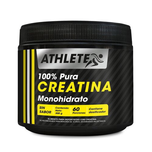 Creatina monohidrato 300 gramos - Athlete
