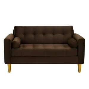 Bodevir - Sofa Retro 2C Felpa 01 Chocolate