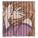 thumbnail image 1 of Cortina de ducha de Sspice And Wolf Horo, juego de cortinas de baño con ganchos, tamaño 66 x 72 pulgadas, 1 of 3