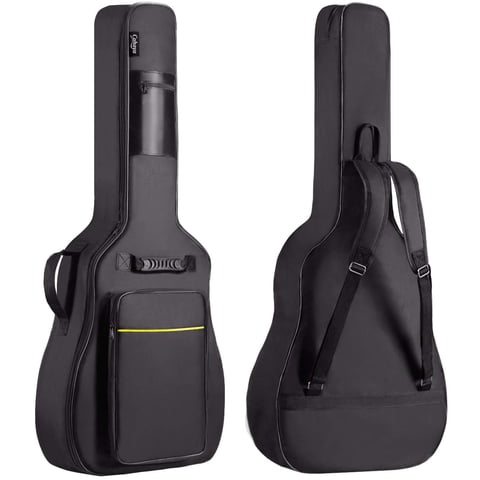Funda Para Guitarra Acústica Cahaya Cy0152 De 41 Pulgadas Con Acolchado De 0.35 Pulgadas