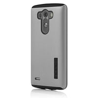 Funda De Teléfono Incipio Dualpro Shine Para Lg G3 Plateada/Negra