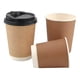 thumbnail image 1 of Vasos Desechables Vaso Cafe Kraft Doble Pared C/tapa 8oz, 1 of 9