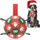 thumbnail image 1 of Pelota Navideña para Perro QDAN 15 cm con Correa – Regalo de Navidad, 1 of 8