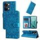 thumbnail image 3 of Funda tipo cartera FOXDOCK para OnePlus Nord 3 , diseño girasol en relieve, cuero PU, cierre magnético, soporte y tarjetero, 3 of 5