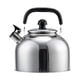 thumbnail image 2 of Tetera con Silbido, Tetera con Silbato, Tetera Portátil de Acero Inoxidable para Café, Té, Botella de Agua, Tetera para Cocina a Gas Por Inducción 4L, 2 of 5