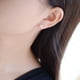 thumbnail image 5 of Pendientes Obertis de plata de ley 925 para mujer, 5 pares, 5 of 6