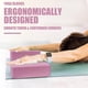 thumbnail image 4 of Yoga Blocks Septo (espuma, 9 x 15 x 23 cm, 2 unidades, para pilates), color rosa, 4 of 7