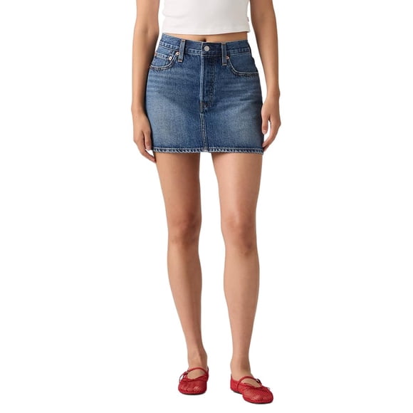 Falda Levi's Icon para mujer, talla 24, talle medio, no elástica
