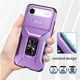 thumbnail image 5 of Funda Armada para iPhone 17 Air con Tapa Deslizante y Soporte Magnético Giratorio Morado, 5 of 5