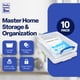 thumbnail image 4 of Caja de Almacenamiento Really Useful Box Plástico Transparente 4L (Paquete de 10), 4 of 9