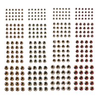 Magideal - Señuelo De Pesca 4D, Simulación De Ojos, Cebo, Materiales , Accesorios De Señuelo Holográfico Resistente, Pesca Con Mosca, Ojos De Pez Multicolor