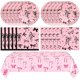 thumbnail image 1 of Paquete de Decoración para Fiesta UFJAPGOV 41 piezas - Lazo rosa y negro, 1 of 7