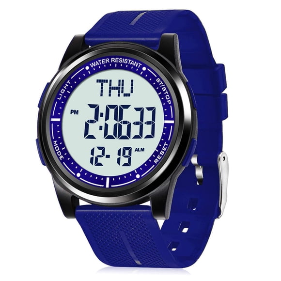 Reloj digital Beeasy resistente al agua con cronómetro y alarma para hombres y mujeres