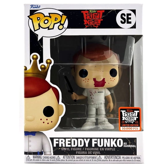 Funko POP Fright Night 2022 Box of Fright Freddy como Hannibal