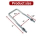 thumbnail image 4 of Soporte para neumático de repuesto Liamoy 23 cm‑38 cm con recubrimiento de zinc, 4 of 6